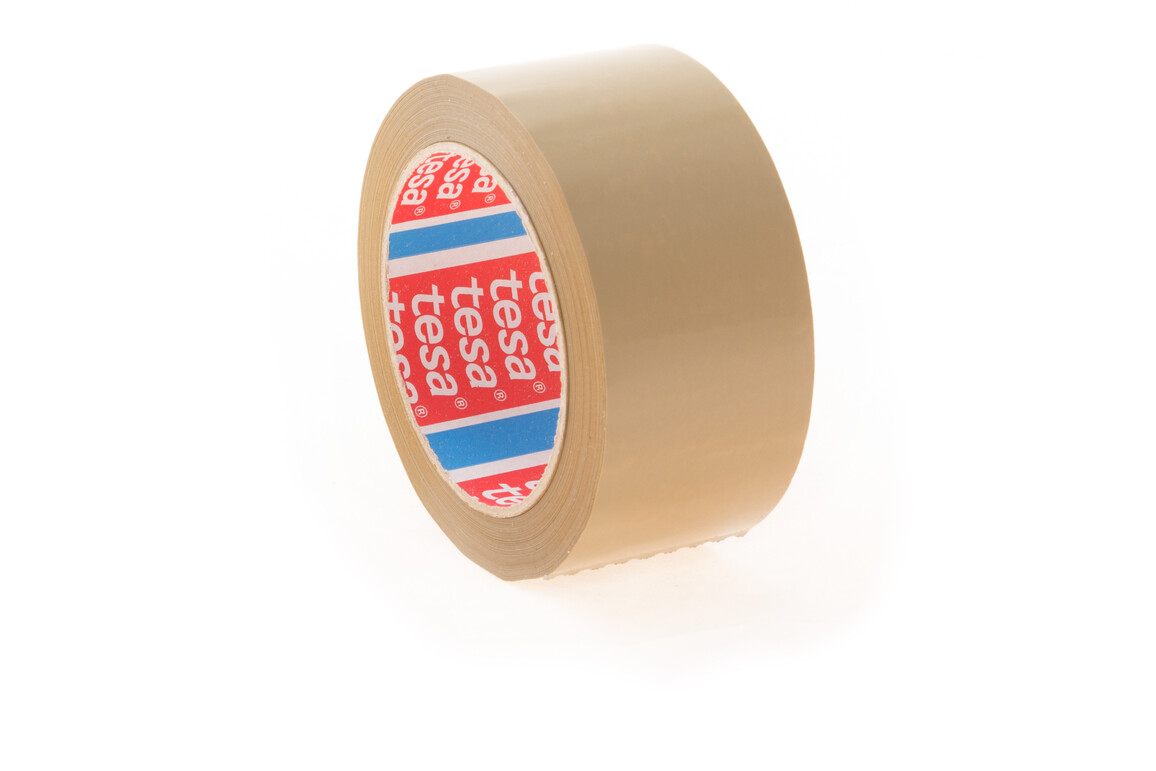 Klebeband Tesapack PVC 50mm 66lfm braun, Art.-Nr. 4124-BR - Paterno Shop
