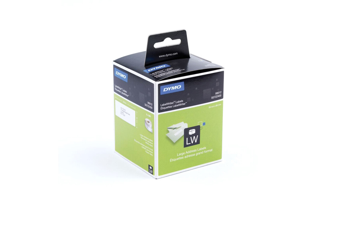 Adressetiketten Dymo 36 x 89 mm weiss, Art.-Nr. 099012 - Paterno Shop