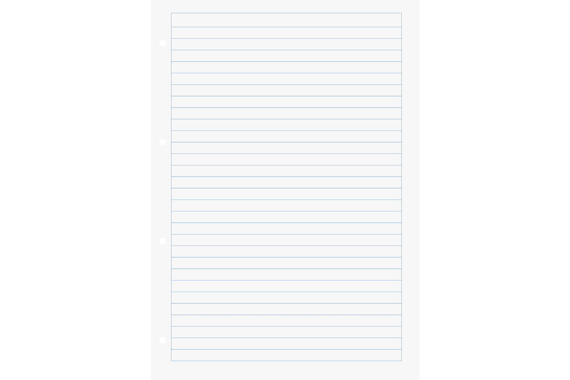 Ringbucheinlagen Brunnen A4 100 Blatt liniert, Art.-Nr. 1066840-12RM - Paterno Shop