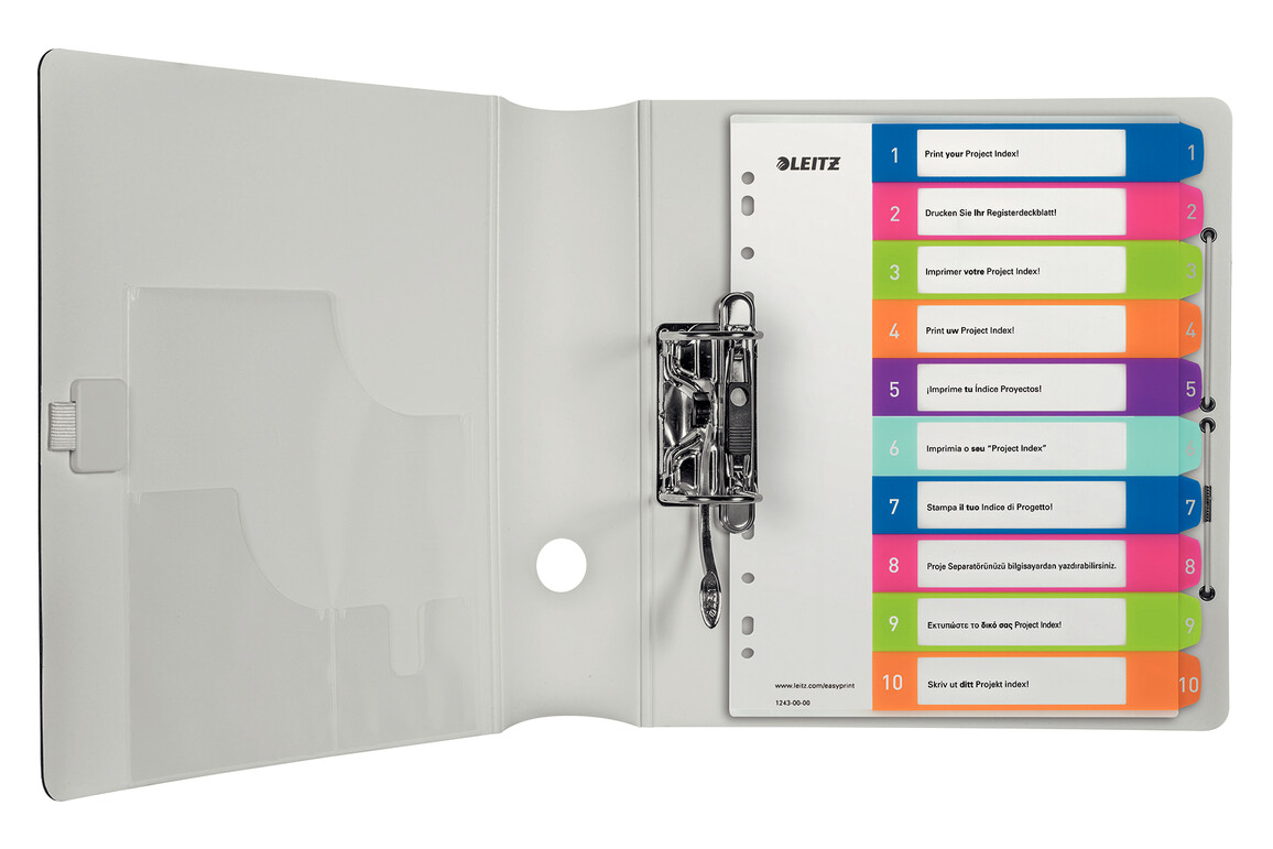 Register Leitz WOW A4 1-10, Art.-Nr. 1243-00-00 - Paterno Shop