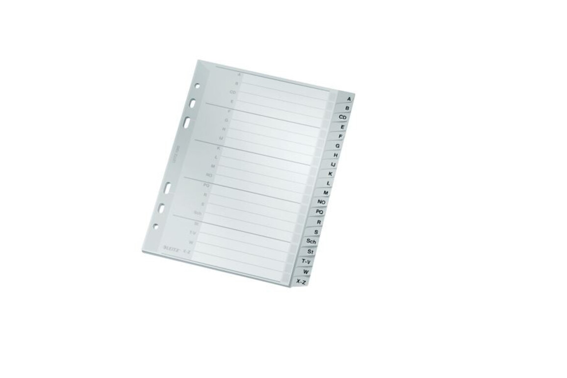 Register Leitz A5 A-Z grau, Art.-Nr. 1265-00-00 - Paterno Shop