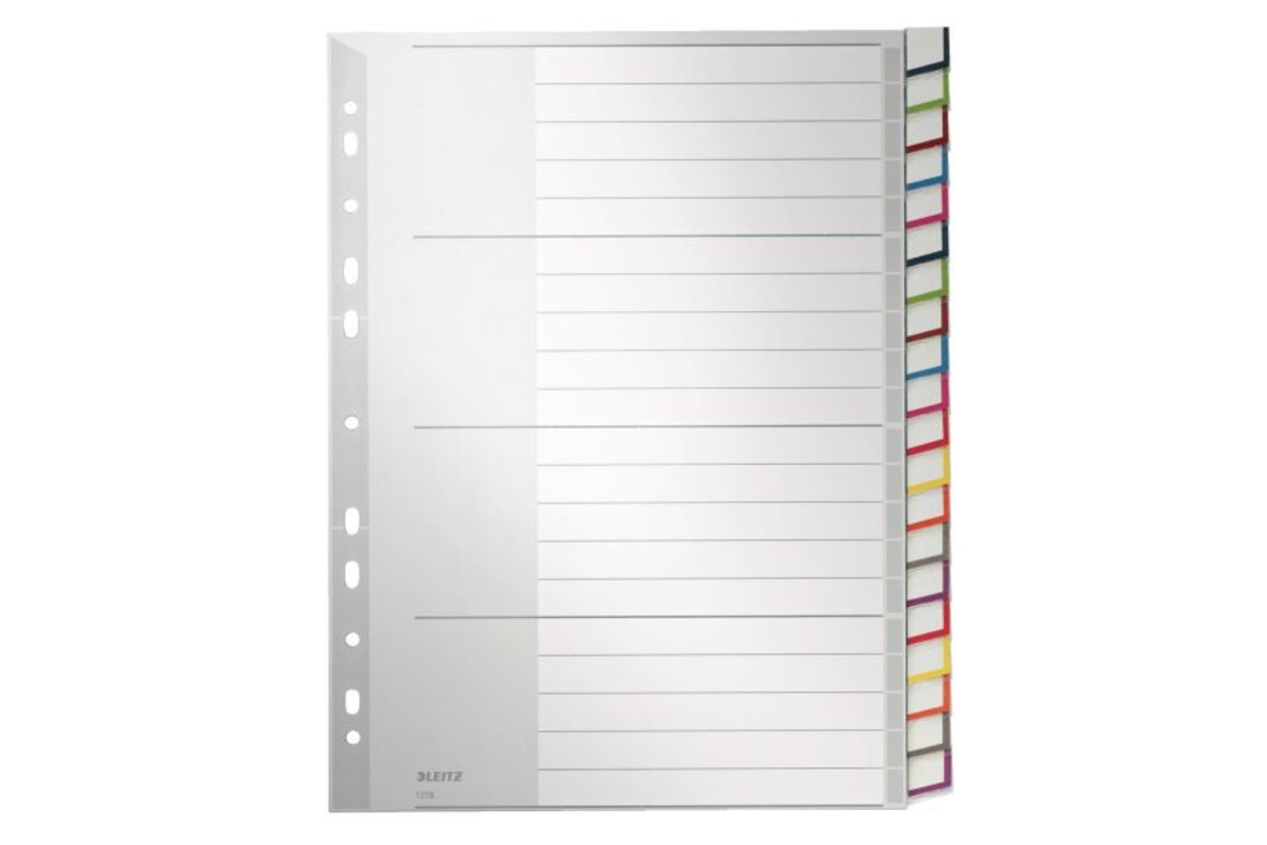 Register Leitz A4 20-teilig grau, Art.-Nr. 1278-00-00 - Paterno Shop