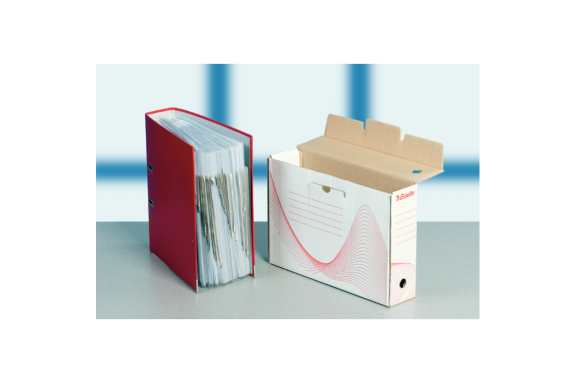 Archivschachtel Esselte 10cm Economy weiss, Art.-Nr. 128102 - Paterno Shop Archivschachtel Esselte 10cm Economy weiss, Art.-Nr. 128102 - Paterno Shop