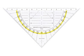 Geodreieck Aristo 1552 ohne Griff 16cm, Art.-Nr. 1552 - Paterno B2B-Shop