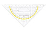 Geodreieck Aristo 1553 16cm mit Griff, Art.-Nr. 1553 - Paterno Shop