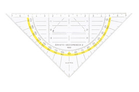 Geodreieck Aristo 1553 16cm mit Griff, Art.-Nr. 1553 - Paterno B2B-Shop