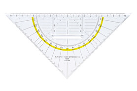 Geodreieck Aristo 1555/2 mit Griff, Art.-Nr. 1555-2 - Paterno B2B-Shop