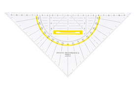 Geodreieck Aristo 1555/4 25cm m. Griff, Art.-Nr. 1555-4 - Paterno Shop