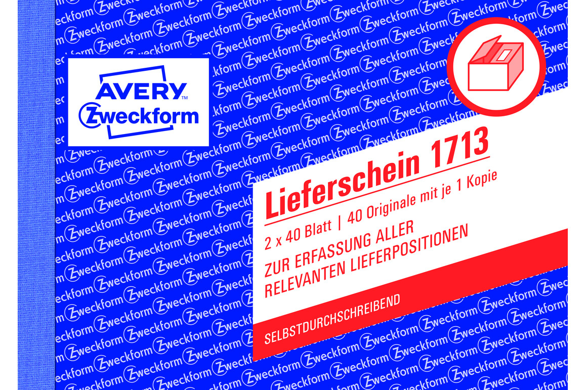 Lieferscheinbuch ZWF A6 2x40Bl, Art.-Nr. 1713ZWF - Paterno Shop Lieferscheinbuch ZWF A6 2x40Bl, Art.-Nr. 1713ZWF - Paterno Shop