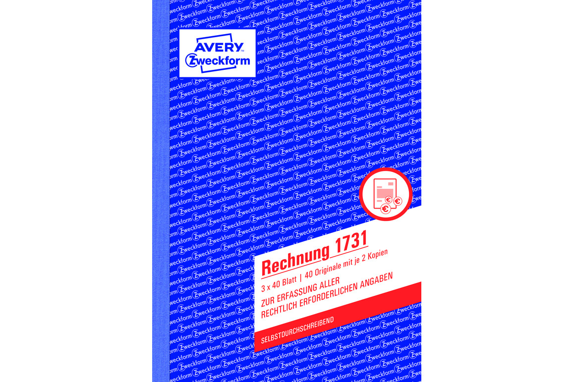 Rechnungsbuch ZWF, DIN A5 hoch, Art.-Nr. 1731ZWF - Paterno Shop Rechnungsbuch ZWF, DIN A5 hoch, Art.-Nr. 1731ZWF - Paterno Shop