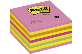 Haftnotizwürfel Post-it 76x76 mm farbig, Art.-Nr. 2028NP - Paterno B2B-Shop