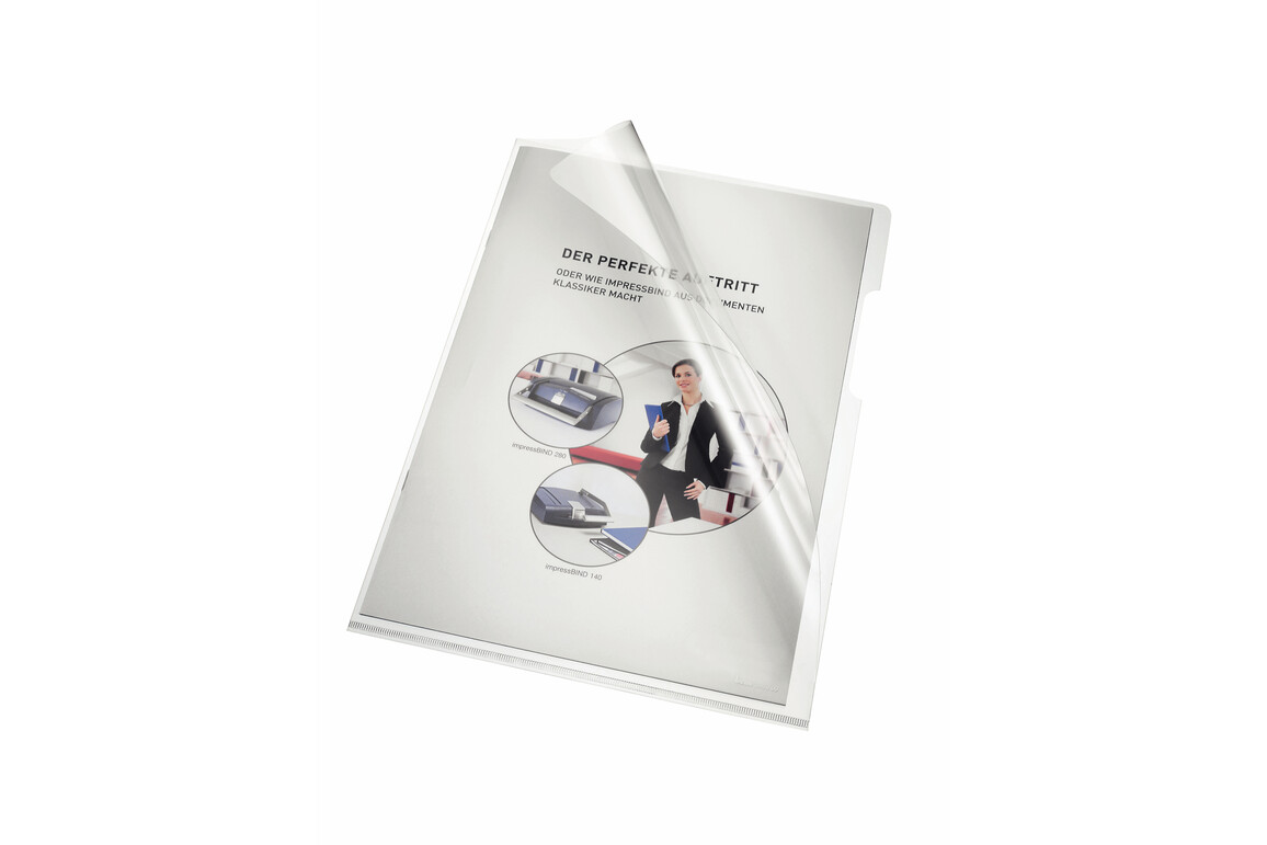 Aktenhüllen Bene A4 (220x310mm) 150 my glasklar, Art.-Nr. 205000-CL - Paterno Shop