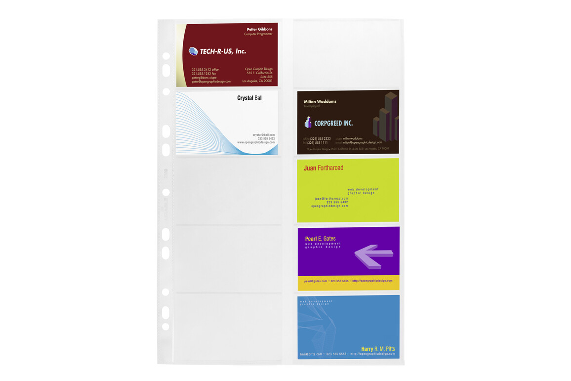 Visitenkartenhüllen Durable A4 2389, Art.-Nr. 2389-19 - Paterno Shop