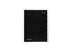 Pultordner Pagna A4 1-7 schwarz, Art.-Nr. 24071 - Paterno Shop