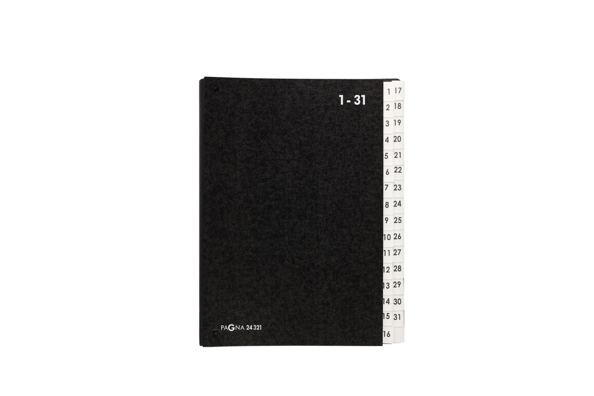 Raccoglitore Documenti PAGNA A4 - 31 Scomparti | Nero | Resistente E Pratico Per Ufficio - Foto 5