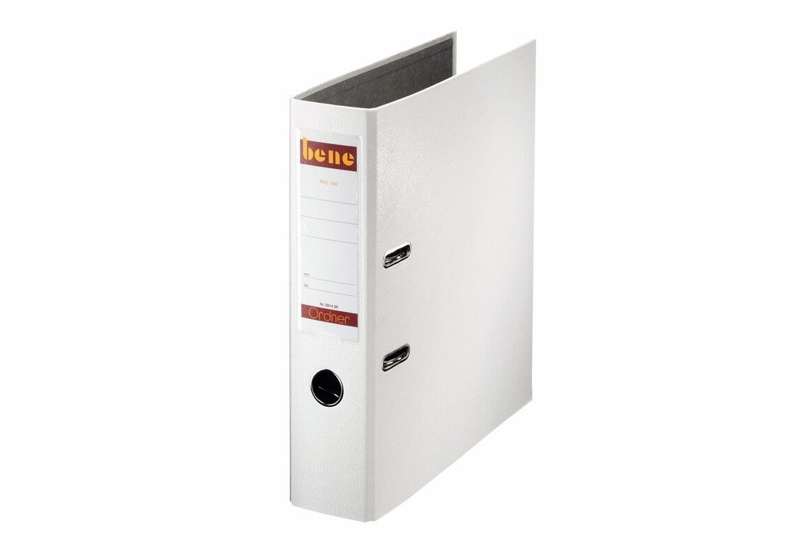 Ordner Bene Standard breit weiss, Art.-Nr. 291400-WS - Paterno Shop