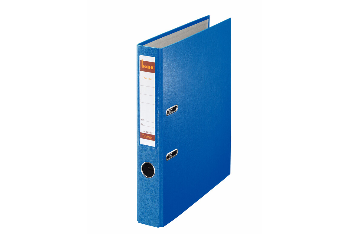 Ordner Bene Standard schmal blau, Art.-Nr. 291600-BL - Paterno Shop