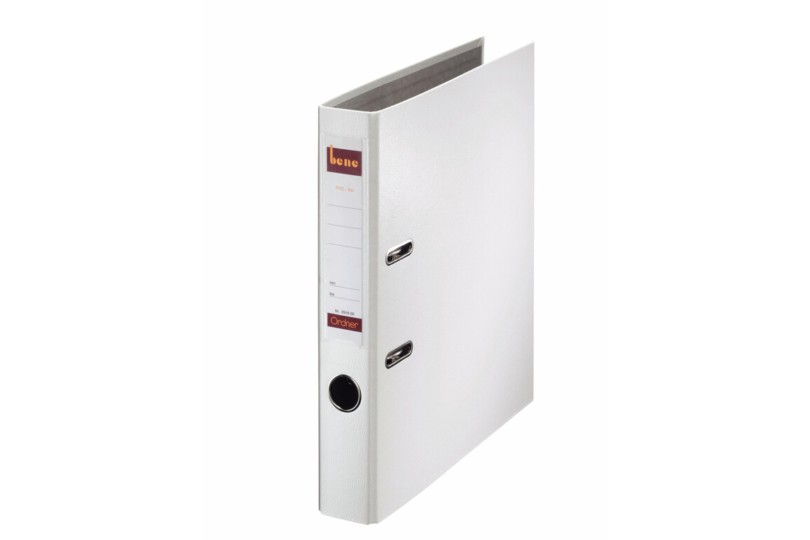Ordner Bene Standard schmal weiss, Art.-Nr. 291600-WS - Paterno B2B-Shop