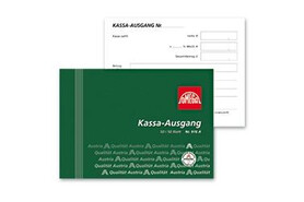 Kassaausgangsbuch Omega A6 quer 3x50 Blatt, Art.-Nr. 2916A - Paterno Shop