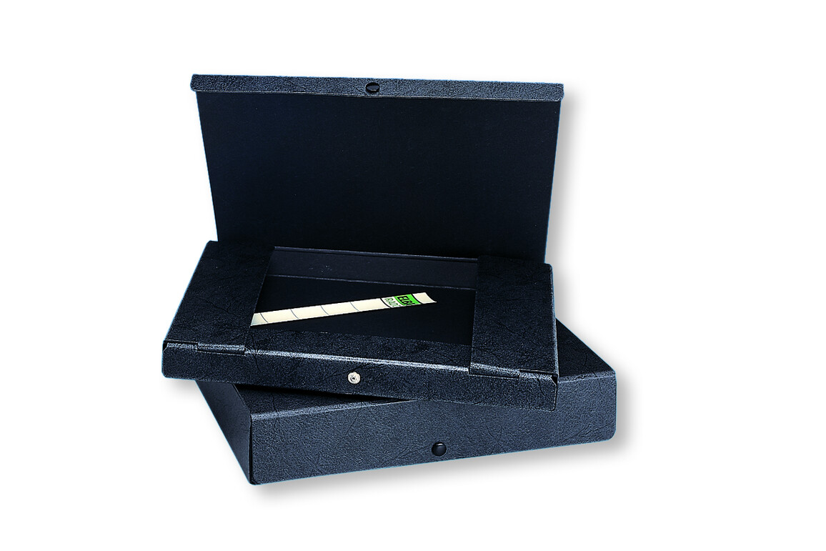 Dokumentenmappe Elba A4 8,5 cm schwarz, Art.-Nr. 31418 - Paterno Shop