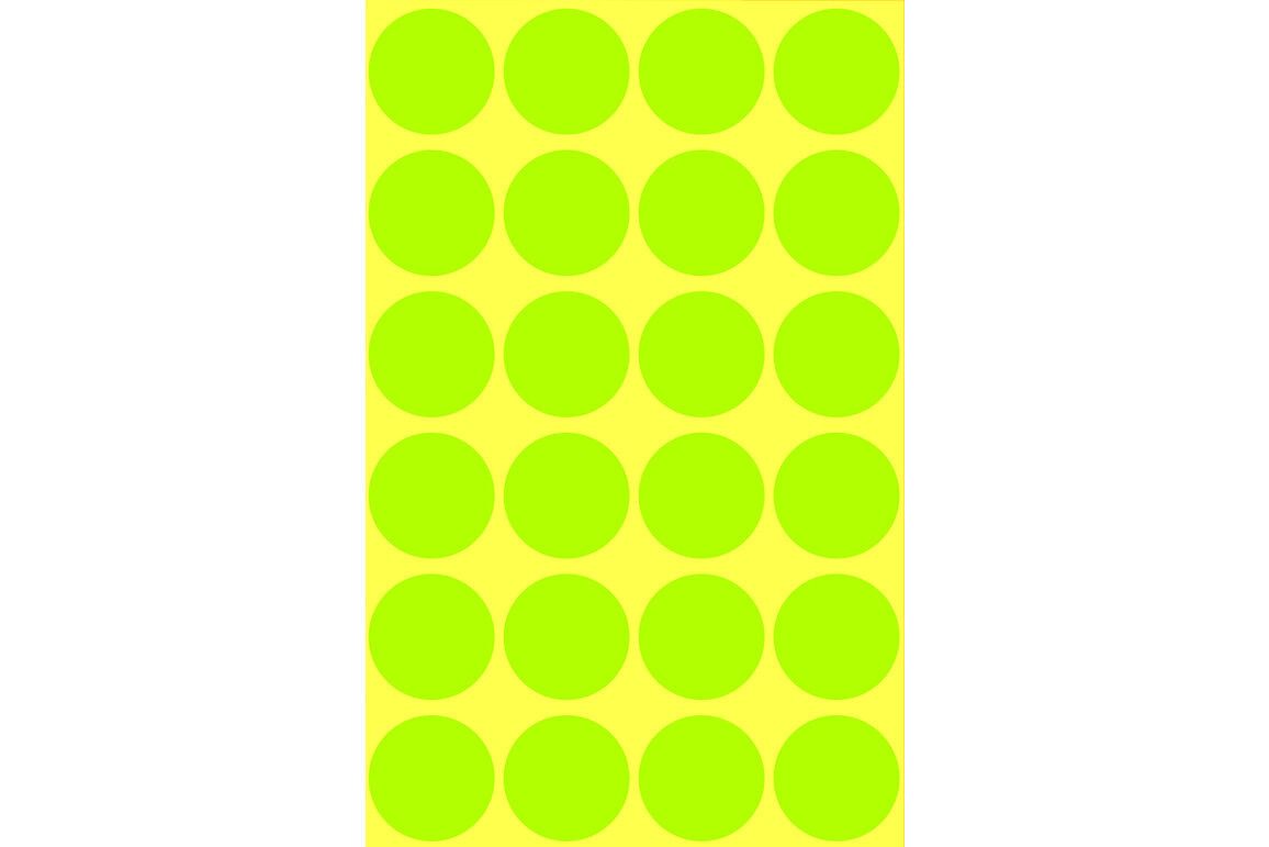 Markierungspunke ZWF Ø 18 mm, leuchtgrün, Art.-Nr. 3174ZWF - Paterno Shop