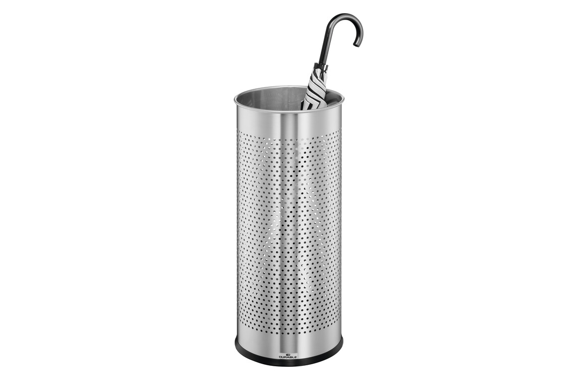 Schirmständer Durable 28,5 l in metallic silber, Art.-Nr. 337123 - Paterno Shop Schirmständer Durable 28,5 l in metallic silber, Art.-Nr. 337123 - Paterno Shop