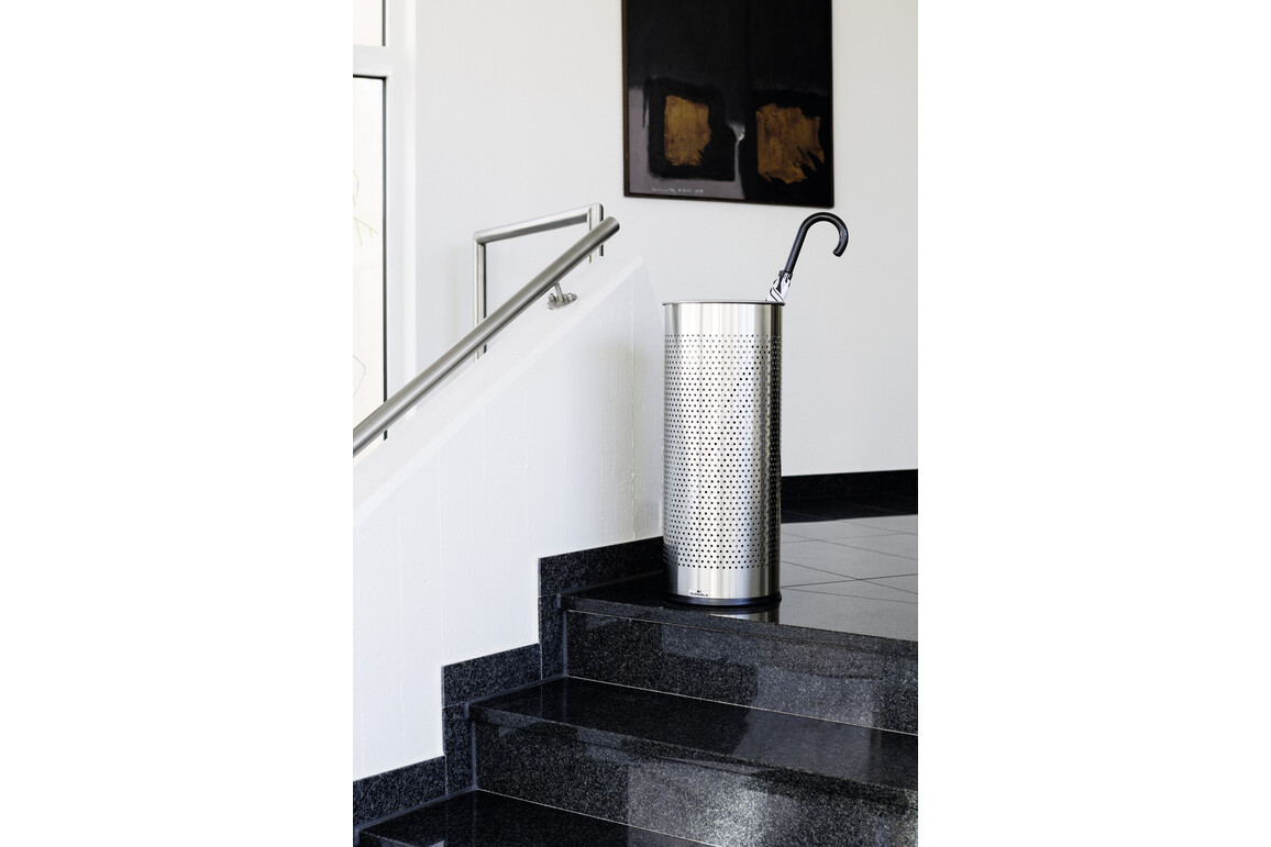 Schirmständer Durable 28,5 l in metallic silber, Art.-Nr. 337123 - Paterno Shop Schirmständer Durable 28,5 l in metallic silber, Art.-Nr. 337123 - Paterno Shop