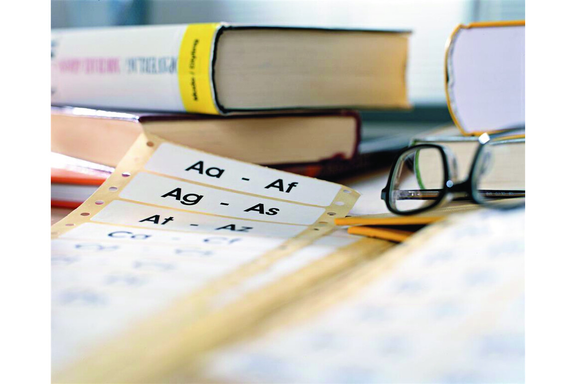 Lochrandetiketten ZWF 88,9 x 35,7 mm, weiß, Art.-Nr. 3615ZWF - Paterno Shop