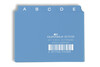Leitregister Durable A7 quer A-Z 5/5-teilung hellblau, Art.-Nr. 3670-HBL - Paterno Shop