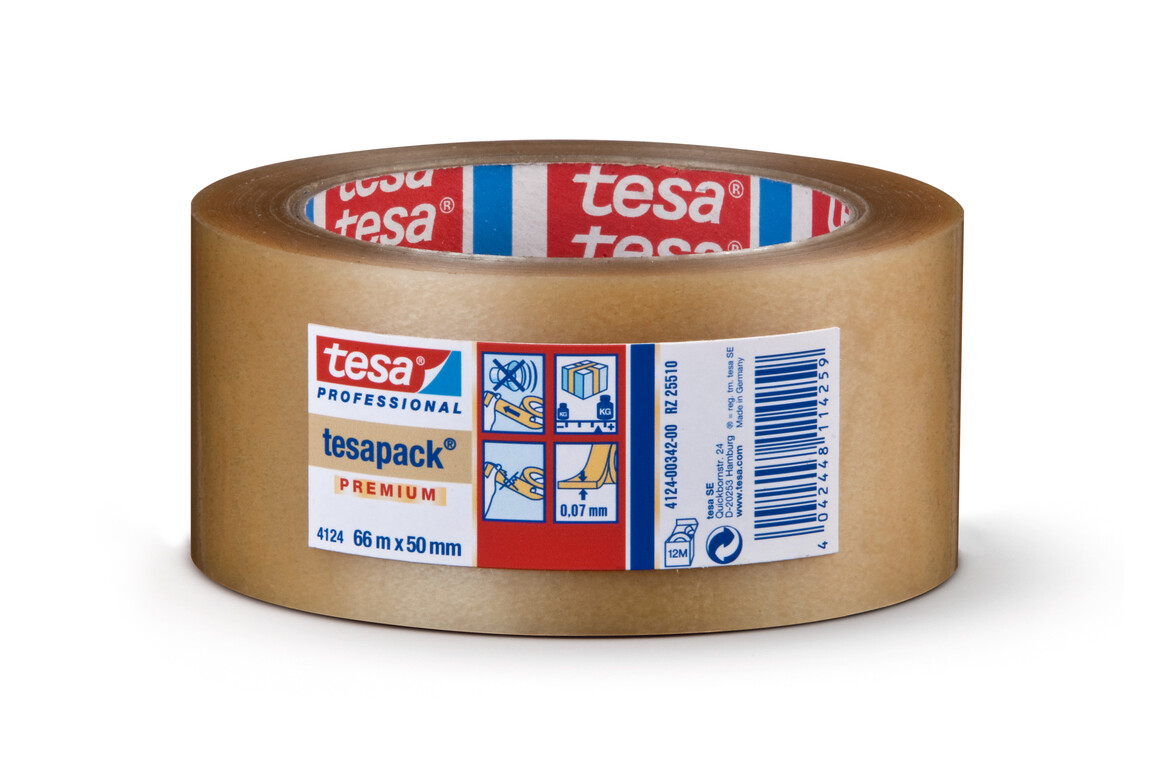 Klebeband Tesapack PVC 15mm 66lfm transparent, Art.-Nr. 412415 FARBLOS - Paterno Shop