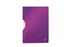 Clipboardmappe Leitz WOW PP A4 violett metallic, Art.-Nr. 418500-VIME - Paterno Shop
