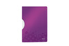 Clipboardmappe Leitz WOW PP A4 blaumetallic, Art.-Nr. 418500-BLME - Paterno Shop