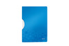 Clipboardmappe Leitz WOW PP A4 eisblau metallic, Art.-Nr. 418500-EBME - Paterno Shop