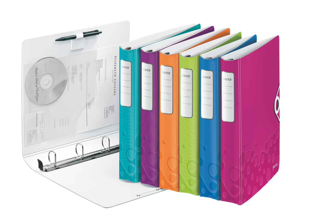 Ringbuch Leitz WOW Active A4 blaumetallic, Art.-Nr. 424000-BLME - Paterno Shop