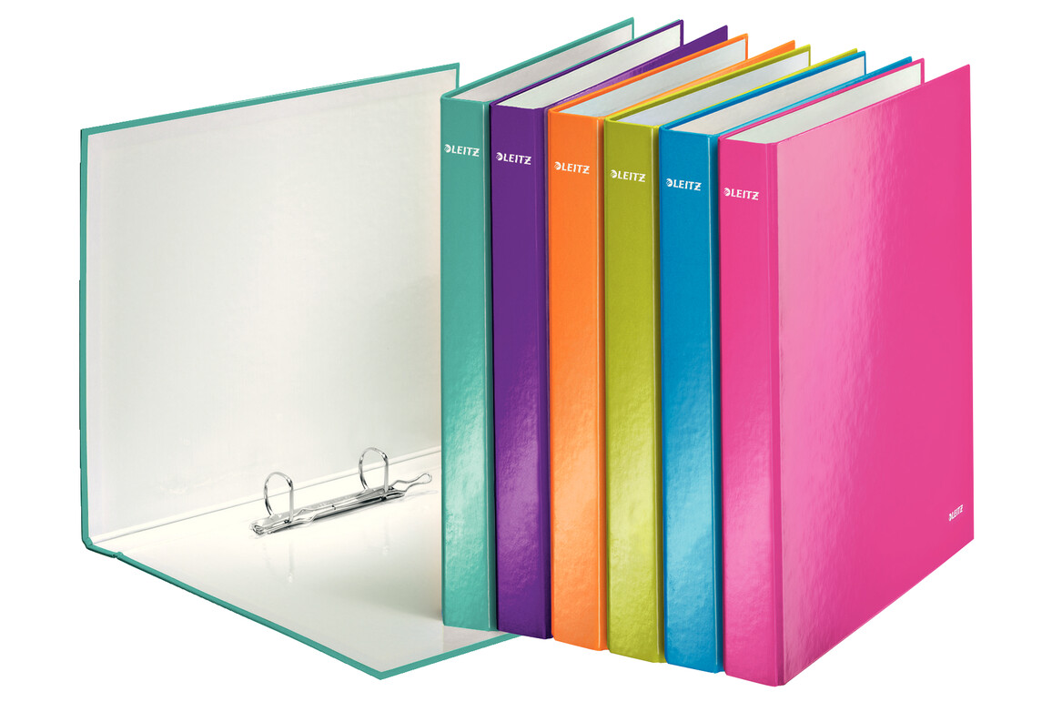 Ringbuch Leitz WOW A4+2D Ring 40mm orangemetallic, Art.-Nr. 4241-ORME - Paterno Shop