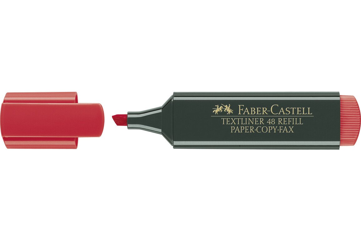 Textmarker Faber 48 rot, Art.-Nr. 48-RT - Paterno B2B-Shop