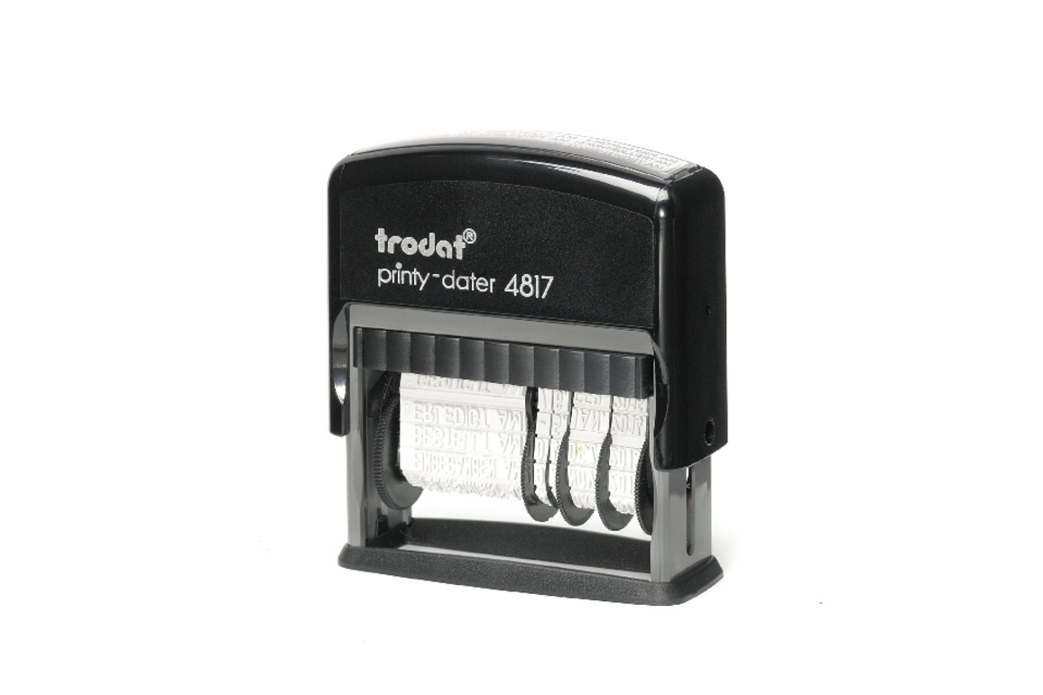 Wortbanddrehstempel Trodat PRINTY mit Datum, Art.-Nr. 4817 - Paterno Shop