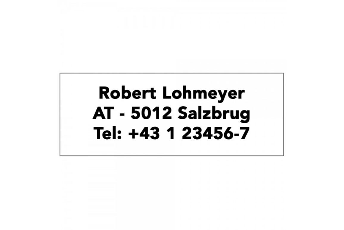 Textstempel Trodat Printy, Art.-Nr. 4911 - Paterno Shop