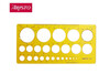 Kreisschablone Aristo 1-36 mm, 25 Kreise, Art.-Nr. 5031 - Paterno Shop