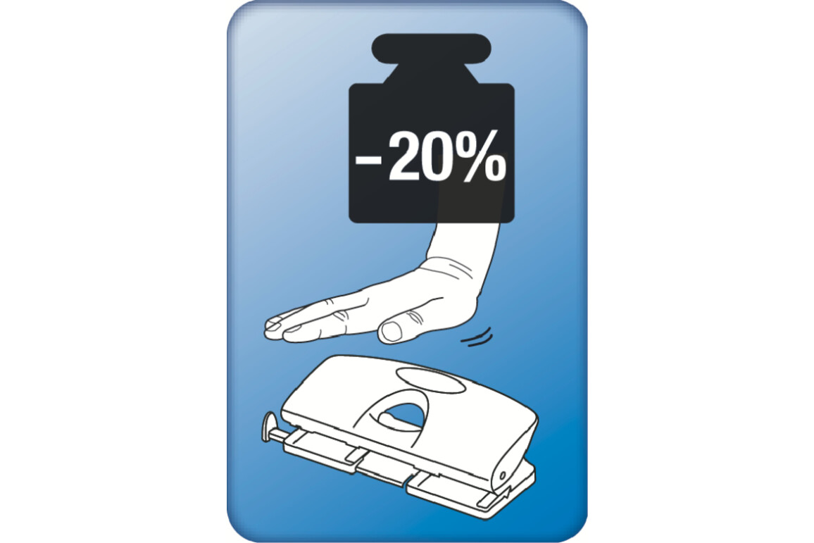 Doppellocher Leitz 5132 grau, Art.-Nr. 5132-00-85 - Paterno Shop