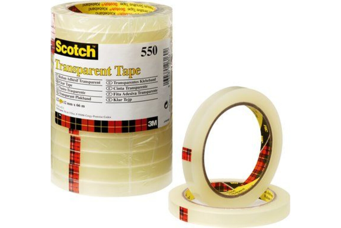 Klebeband Scotch 15mmx66lfm transparent, Art.-Nr. 550-15-66 - Paterno Shop