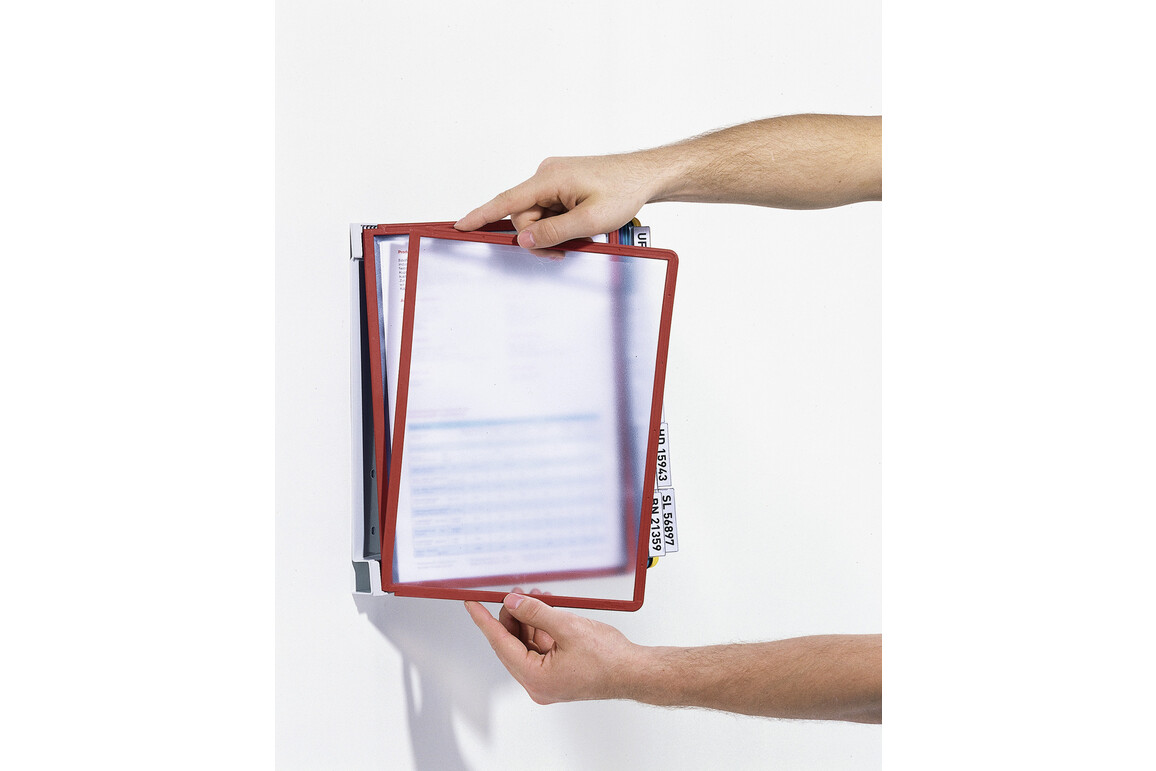 Wandhalter Vario A4 mit 10 Sichttafeln, Art.-Nr. 556700 - Paterno Shop