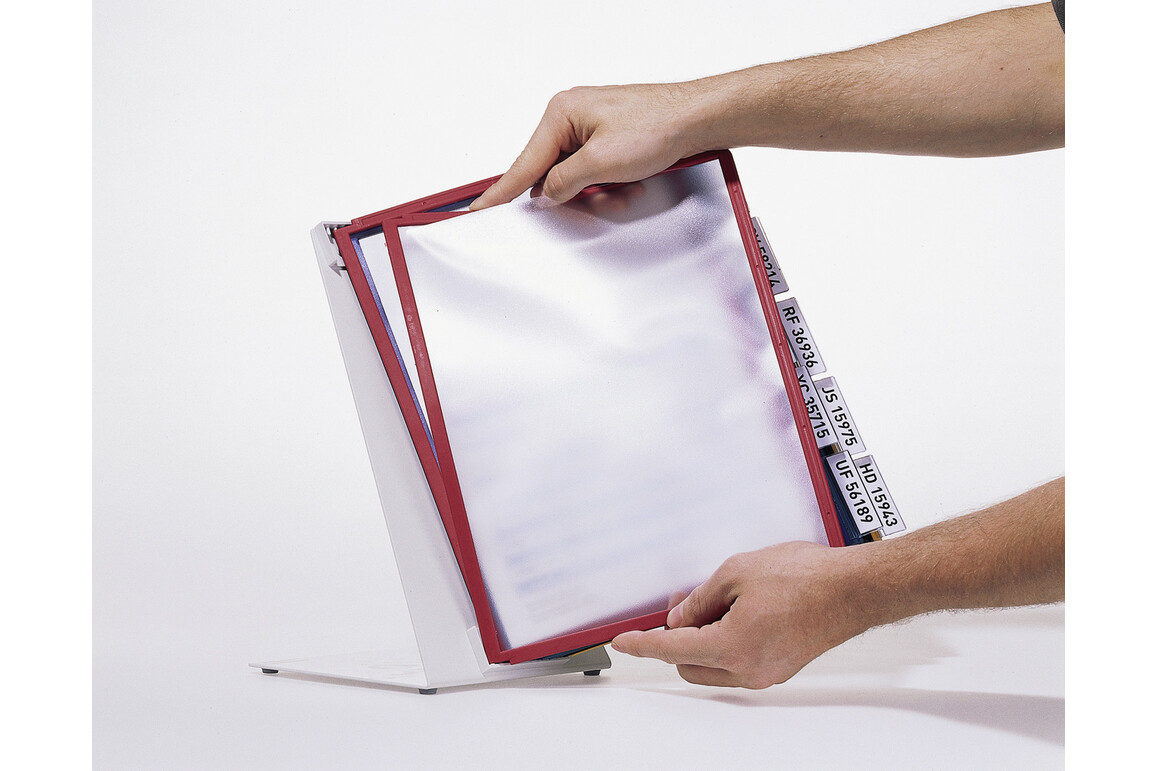 Tischständer Vario A4 mit 10 Sichttafeln, Art.-Nr. 557000 - Paterno Shop