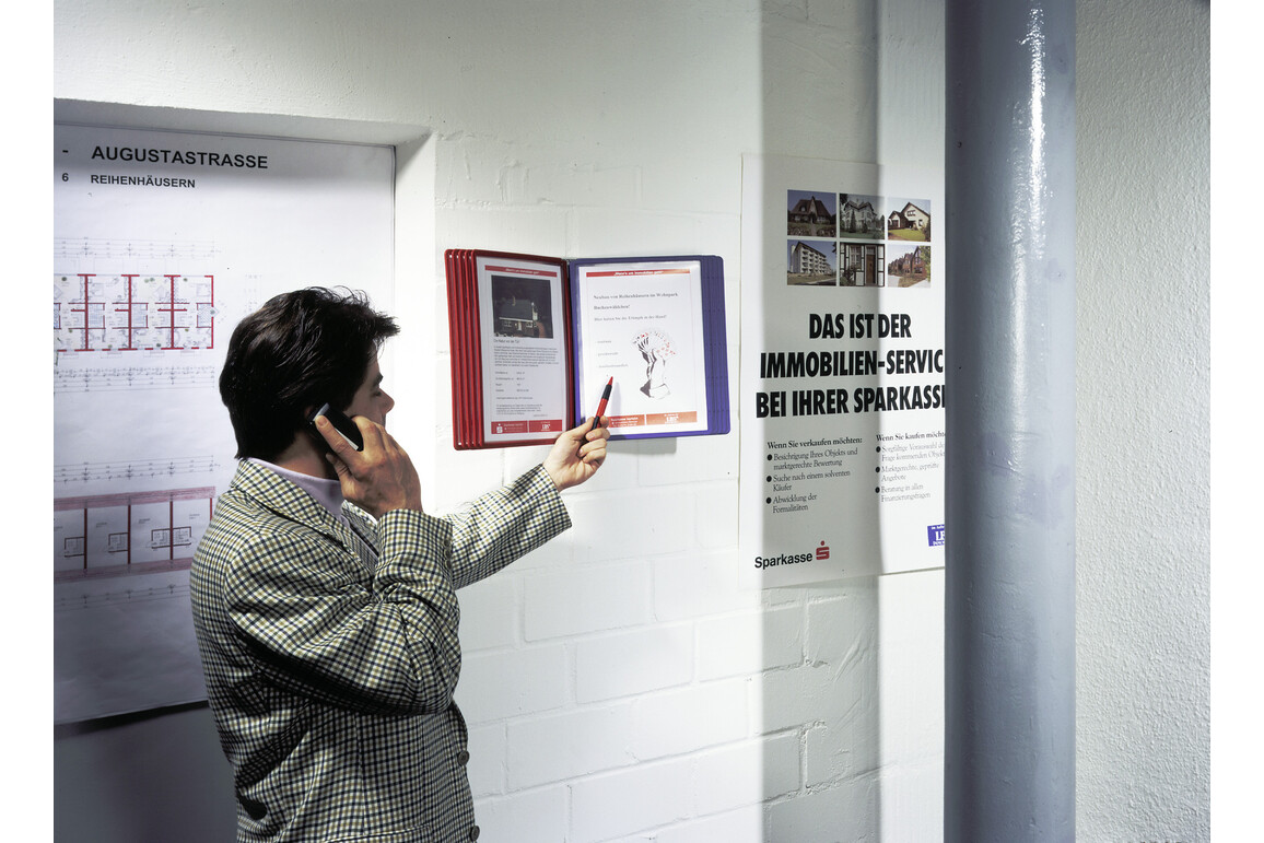 Wandhalter Durable SHERPA Wall Tafelträger, Art.-Nr. 562110 GRAU - Paterno Shop