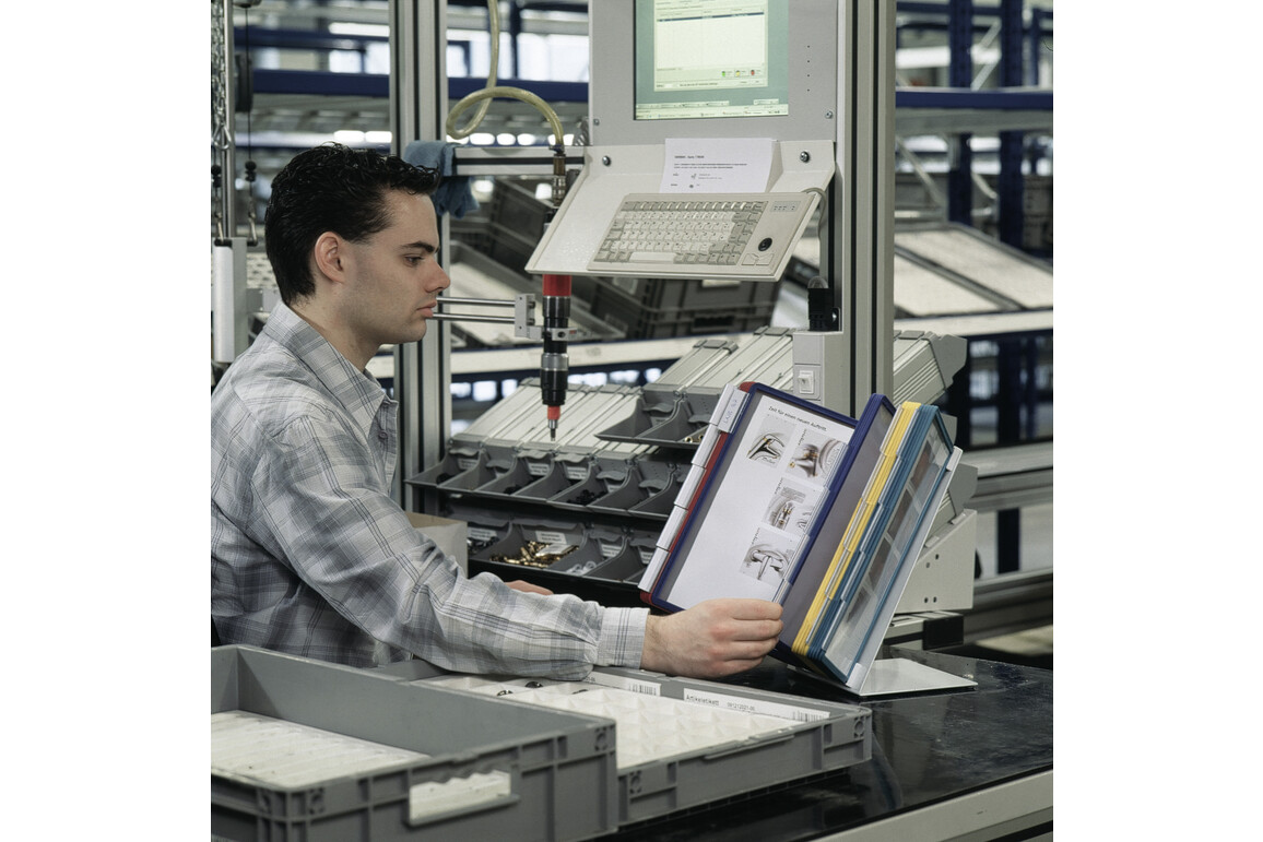 Tischständer Vario A4 mit 20 Sichttafeln, Art.-Nr. 5699-00 - Paterno Shop