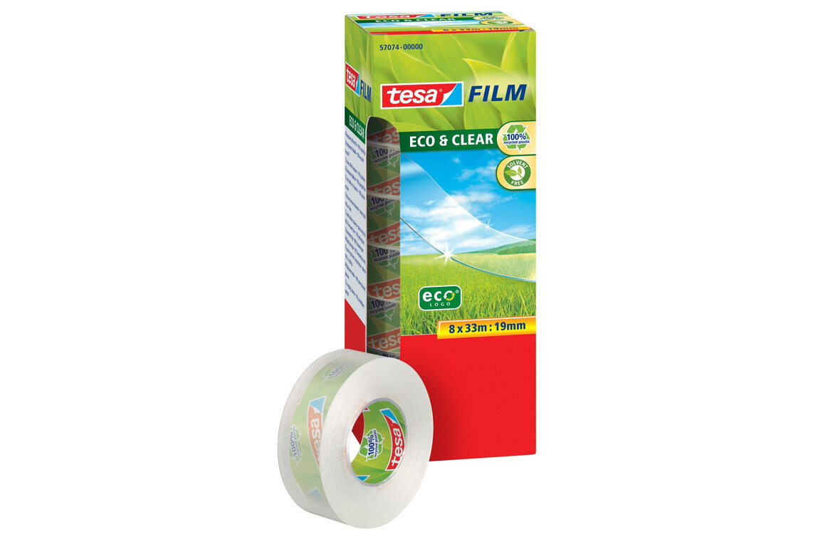 Klebeband Tesafilm Eco 19mm 33lfm, Art.-Nr. 57074-00 - Paterno Shop