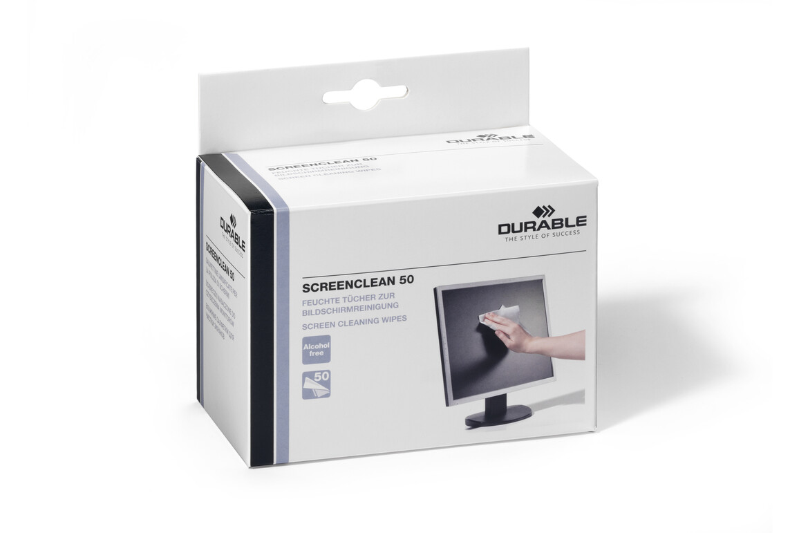 Reinigungstücher Durable Screencleanr Bildschirm, Art.-Nr. 578702 - Paterno Shop