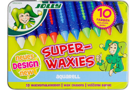 Wachskreiden Jolly Superwaxies Aquarell 10er, Art.-Nr. 5955-0003 - Paterno Shop