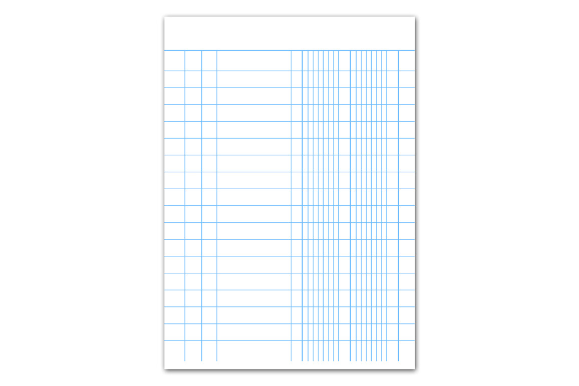 Kassabuch Ursus A5 40 Blatt 2 Kolonnen, Art.-Nr. 608253 - Paterno Shop