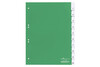 Register Durable 6221 A4 blanko 10-teilig, Art.-Nr. 622105 GRUEN - Paterno Shop